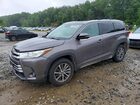 2017 Toyota Highlander Xle Gray vin: 5TDJZRFH6HS510017