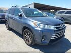 2018 Toyota Highlander Xle Blue vin: 5TDJZRFH8JS850274