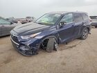 2023 Toyota Highlander Xle Blue vin: 5TDKDRAH2PS047124