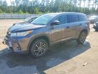 2018 Toyota Highlander Xle Gray vin: 5TDKZRFH1JS534784
