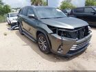 2018 Toyota Highlander Xle Green vin: 5TDKZRFHXJS248366