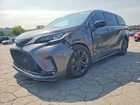 2021 Toyota Sienna Xse Gray vin: 5TDXRKEC2MS052817