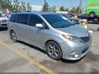 2017 Toyota Sienna Se 8 Passenger Silver vin: 5TDXZ3DC5HS873360