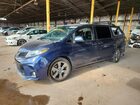 2018 Toyota Sienna Se Premium 8-passenger Синий vin: 5TDXZ3DC6JS944975
