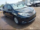 2016 Toyota Sienna Xle Premium 8 Passenger Black vin: 5TDYK3DC3GS711220
