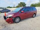 2016 Toyota Sienna Xle 8-passenger Maroon vin: 5TDYK3DC7GS756788