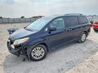 2016 Toyota Sienna Xle Premium 8-passenger Black vin: 5TDYK3DC9GS757991
