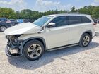 2016 Toyota Highlander Limited White vin: 5TDYKRFH5GS133634