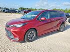 2022 Toyota Sienna Xle Темно-бордовый vin: 5TDYRKEC0NS076250