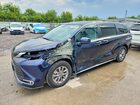 2024 Toyota Sienna Xle Blue vin: 5TDYRKEC6RS206070