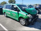 2017 Toyota Sienna Xle 8 Passenger Green vin: 5TDYZ3DC9HS778711