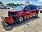 2018 Toyota Sienna Xle 8-passenger Burgundy vin: 5TDYZ3DCXJS950010