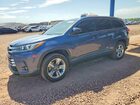 2018 Toyota Highlander Limited Blue vin: 5TDYZRFH5JS250679