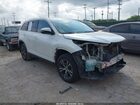 2019 Toyota Highlander Le White vin: 5TDZARFH0KS054792