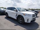 2017 Toyota Highlander Le Plus White vin: 5TDZZRFH5HS199022
