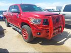 2019 Toyota Tundra Platinum 5.7l V8 Red vin: 5TFAY5F10KX813746