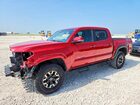 2019 Toyota Tacoma Trd Off-road Red vin: 5TFAZ5CN1KX072320