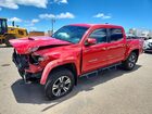2019 Toyota Tacoma Sr V6 Красный vin: 5TFCZ5AN3KX204828