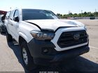 2018 Toyota Tacoma Sr Белый vin: 5TFRX5GN2JX123065