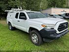 2017 Toyota Tacoma Sr White vin: 5TFRX5GN3HX087901