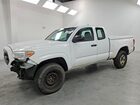 2016 Toyota Tacoma Sr White vin: 5TFRX5GN5GX069544