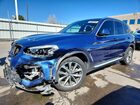 2019 Bmw X3 Xdrive30i Blue vin: 5UXTR9C53KLP95575