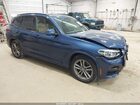 2021 Bmw X3 Xdrive30i Blue vin: 5UXTY5C04M9G21050