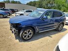 2021 Bmw X3 Xdrive30i Blue vin: 5UXTY5C09M9E46326