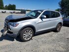 2017 Bmw X3 Xdrive28i Silver vin: 5UXWX9C58H0T08061