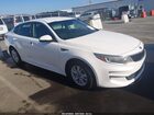 2016 Kia Optima Lx White vin: 5XXGT4L30GG033124
