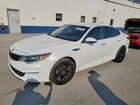 2016 Kia Optima Lx White vin: 5XXGT4L31GG059652