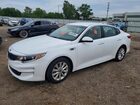 2016 Kia Optima Ex White vin: 5XXGU4L36GG006801