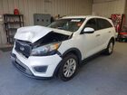 2016 Kia Sorento Lx White vin: 5XYPGDA34GG020735