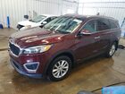 2017 Kia Sorento Lx Бордовый vin: 5XYPGDA36HG249290