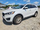2016 Kia Sorento Lx V6 White vin: 5XYPGDA53GG143122