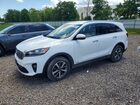 2019 Kia Sorento Ex V6 White vin: 5XYPHDA52KG502787