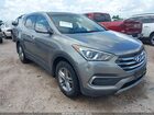 2018 Hyundai Santa Fe Sport 2.4l Gray vin: 5XYZT3LB6JG545113