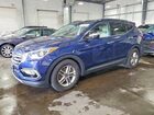 2017 Hyundai Santa Fe Sport 2.4l Blue vin: 5XYZUDLB1HG496643