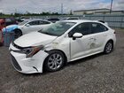 2022 Toyota Corolla Le White vin: 5YFBPMBE6NP343610
