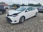 2019 Toyota Corolla Le White vin: 5YFBURHE9KP857413
