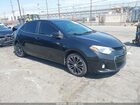 2016 Toyota Corolla S Plus Black vin: 5YFBURHEXGP385424