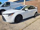 2021 Toyota Corolla Le White vin: 5YFEPMAE3MP175034