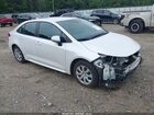 2022 Toyota Corolla Le White vin: 5YFEPMAE3NP305525