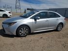 2022 Toyota Corolla Le Silver vin: 5YFEPMAE6NP333626