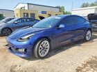 2023 Tesla Model 3 Blue vin: 5YJ3E1EA1PF446675