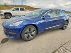 2018 Tesla Model 3 Blue vin: 5YJ3E1EB1JF064419