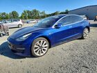 2018 Tesla Model 3 Blue vin: 5YJ3E1EB1JF133867