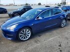 2019 Tesla Model 3 Blue vin: 5YJ3E1EB2KF497488