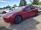 2021 Tesla Model 3 Красный vin: 5YJ3E1EB2MF019767