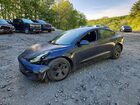 2022 Tesla Model 3 Blue vin: 5YJ3E1EB5NF235338